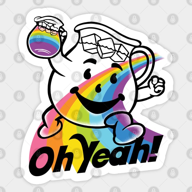 KOOL-AID RAINBOW FLAVORS Sticker by ROBZILLA